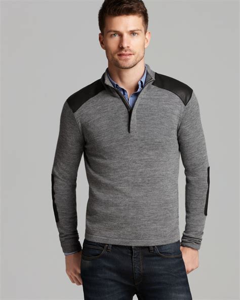 michael kors sweater sleeve jacket|Michael Kors jumpers for men.